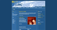Desktop Screenshot of euirc.net